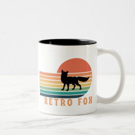 Retro Fox Två-Tonad Mugg
