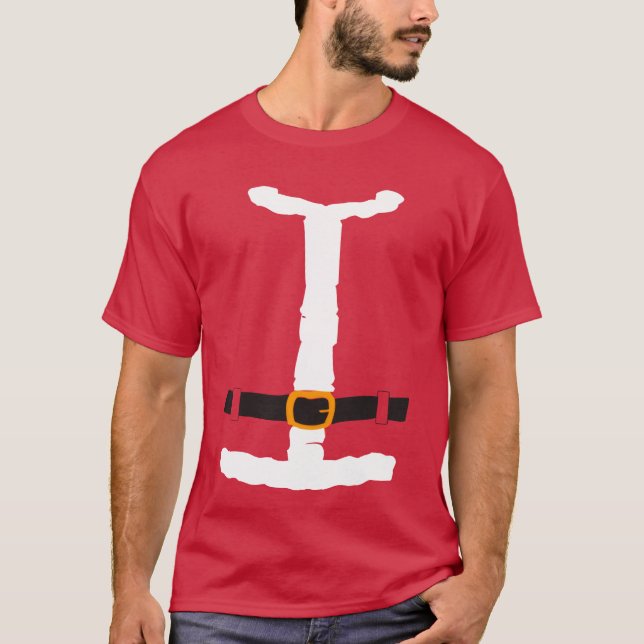 Retro från Santa Kostym T Shirt (Framsida)