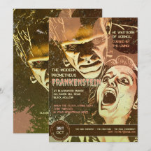 Retro Frankenstein Vintage Skräck