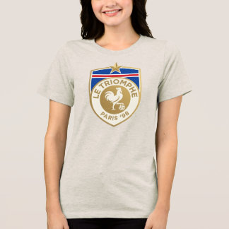 Retro Frankrike VM 1998 fotbollströja T Shirt