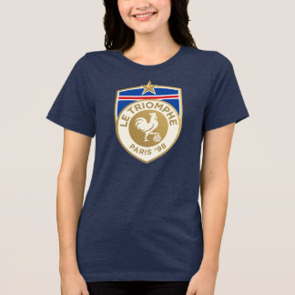 Retro Frankrike VM 1998 fotbollströja T Shirt