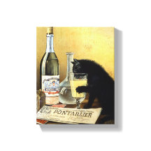 Retro-fransken poster "absinthe bourgeois"