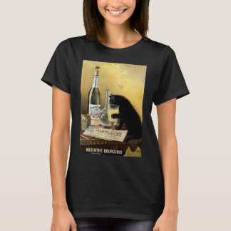 Retro-fransken poster "absinthe bourgeois" tee