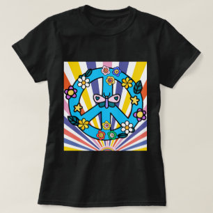 Retro Fredstecken T Shirt