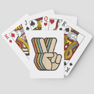 Retro Fredstecken V Finger Vintage 60s 70:s 80-sek Casinokort
