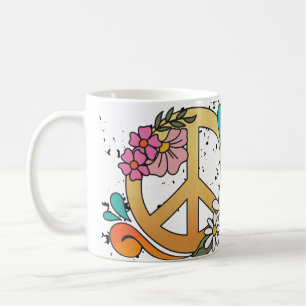 Retro-Fredsteckenet har en groovisk jul Kaffemugg