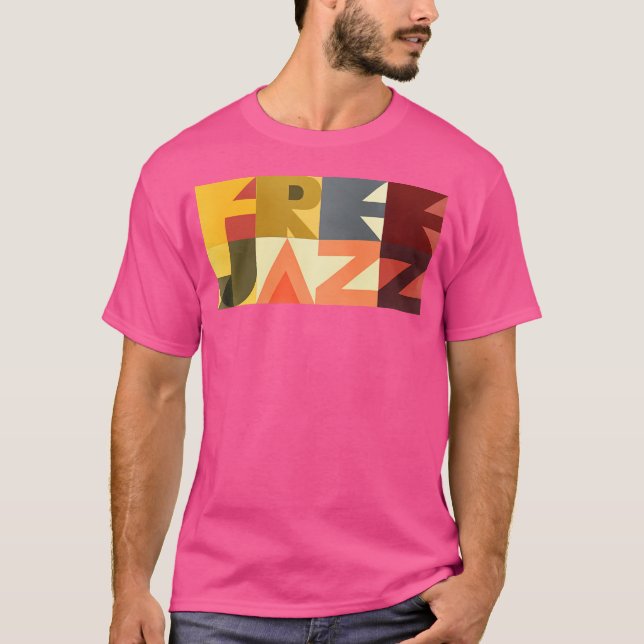 Retro Free Jazz Tee 90S Jazz (Framsida)