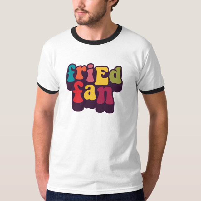 Retro FriEdFan Bubble T Shirt (Framsida)