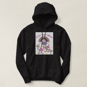 Retro Frigör Ditt Sinne Hoodie