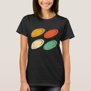 Retro Frisbee Disk Golf Disks Coola Frolf Frolfing T Shirt