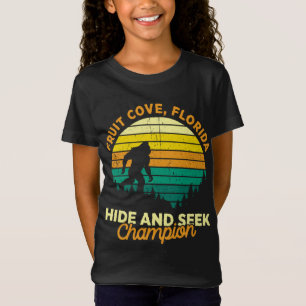 Retro Fruit Cove, Florida Big foot Souvenir T Shirt