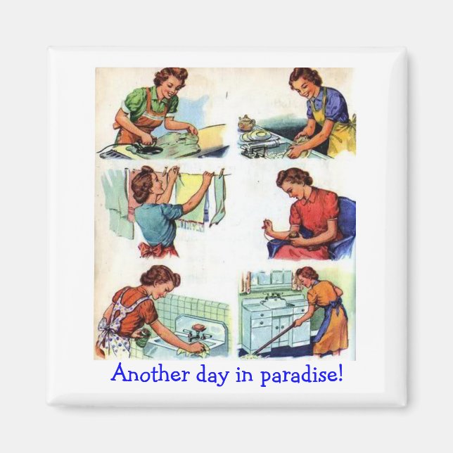 Retro-frun - ännu en dag i Paradise, Magnet (Framsidan)