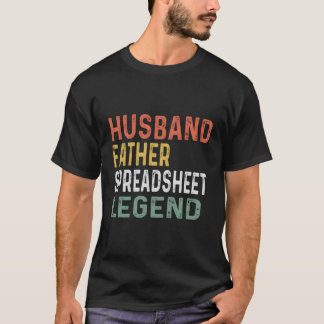 Retro-funktionellt kalkylblad för aktuarie statist t shirt