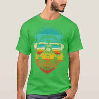 Retro Funky Gorilla T Shirt