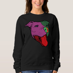 Retro Funky Pitbull T Shirt
