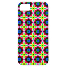 Retro funky telefonfodral blommig