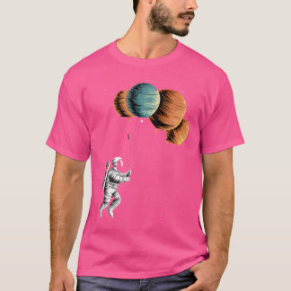 Retro Funny Astronaut Planets Astronomi Space T Shirt