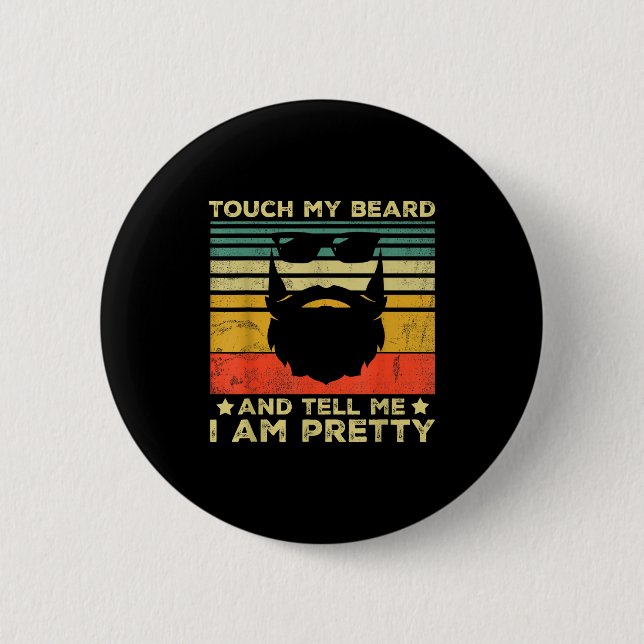 Retro Funny Beard Quote Gift For Bearded Men And L Knapp (Framsida)