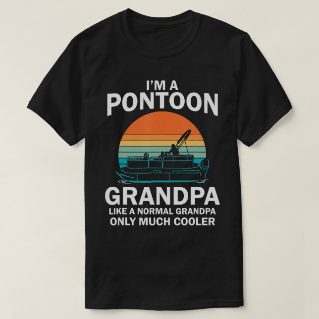 Retro Funny Boating Fars dag T Shirt (Design framsida)