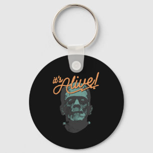 Retro Funny Det är Alive Frankenstein Monster Spoo Nyckelring