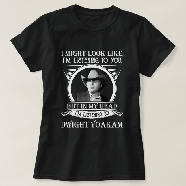 Retro Funny Dwight Yoakams Gift Manar Women.png T Shirt (Design framsida)