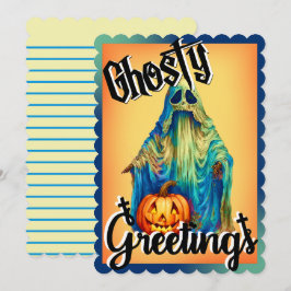 Retro Funny Halloween-kort