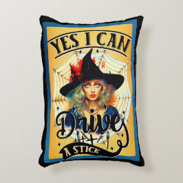 Retro Funny Halloween Prydnadskudde