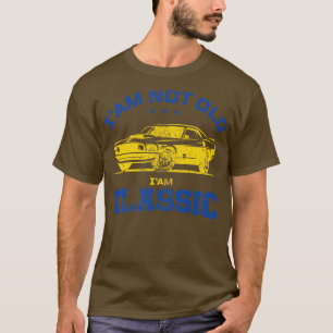 Retro Funny Im - inte gammalt klassiskt grafiskt M T Shirt