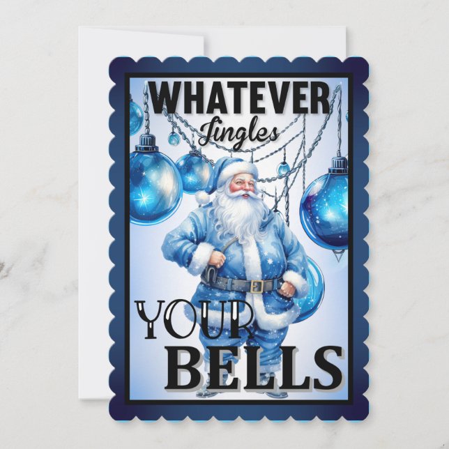 Retro Funny juljul Tack Kort (Framsida)