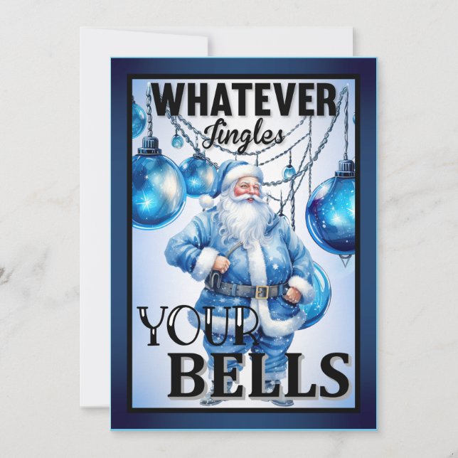 Retro Funny juljul Tack Kort (Framsida)