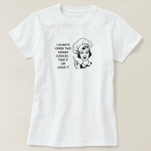 Retro Funny Middagsval T-Shirt