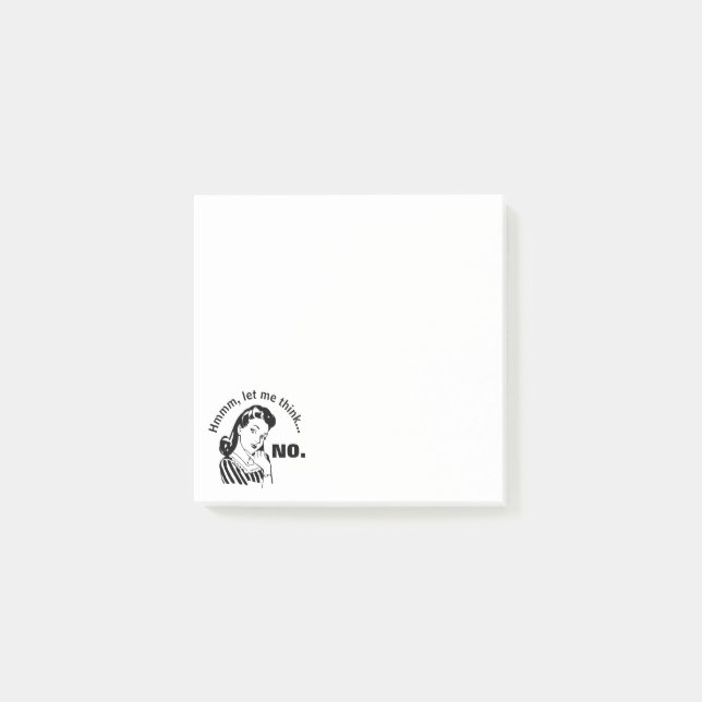 Retro Funny nr Post-it Block (Framsida)