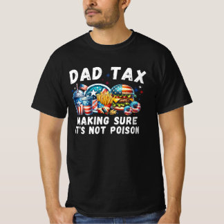 Retro Funny Pappa Tax ,Fars dag Pappa skämt T Shirt
