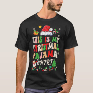 Retro Funny Santa Julafton Manar Women Det här är T Shirt