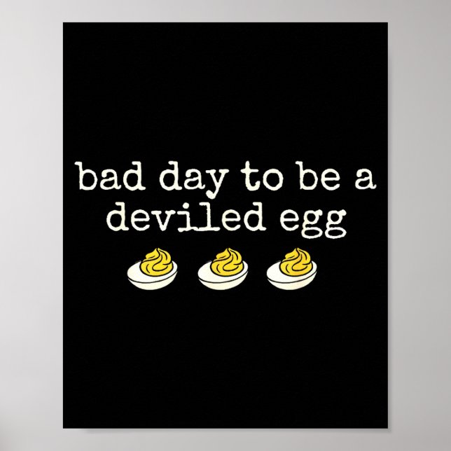 Retro Funny Thanksgiving Dinner Bad Day To Be A De Poster (Framsidan)