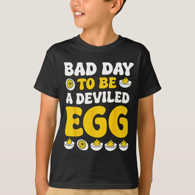 Retro Funny Thanksgiving Dinner Bad Day To Be A De T Shirt (Framsida)