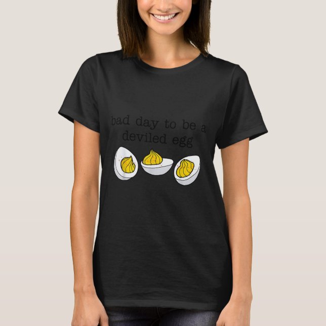 Retro Funny Thanksgiving Dinner Bad Day To Be A De T Shirt (Framsida)