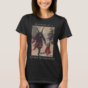 Retro Funny Walking in a Winter Wonderland Merry C T Shirt