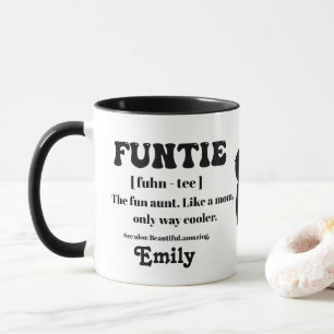 Retro Funtie Definition Personlig Auntie Mugg