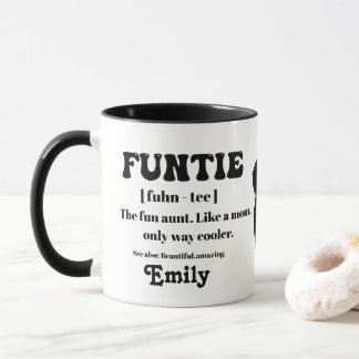 Retro Funtie Definition Personlig Auntie Mugg