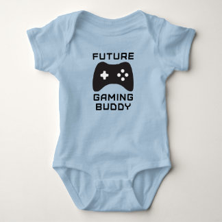 Retro Future Gaming Buddy Blue Bodydräkt Baby Gift Tee