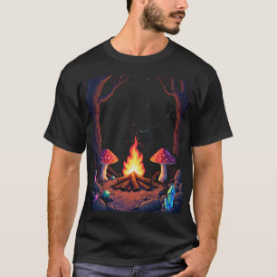 Retro Future Överlevnadsläger Pixel Art T Shirt