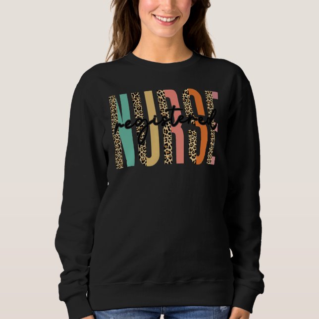 Retro future sjukhustid för registrerade sjuksköte t shirt (Framsida)