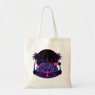 Retro Futurism Neon Synthwave Tygkasse