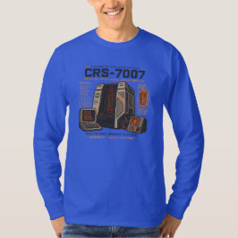 Retro Futuristisk AI Robot Dator Vaporwave Neon T Shirt
