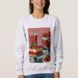 Retro futuristisk tårta sweatshirt t shirt