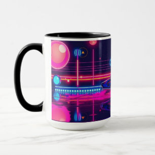 Retro Futuristiska Ride Mugg
