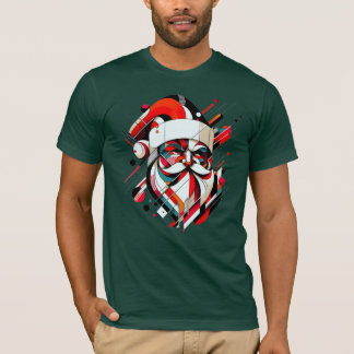 Retro-Futuristiska Santa T Shirt