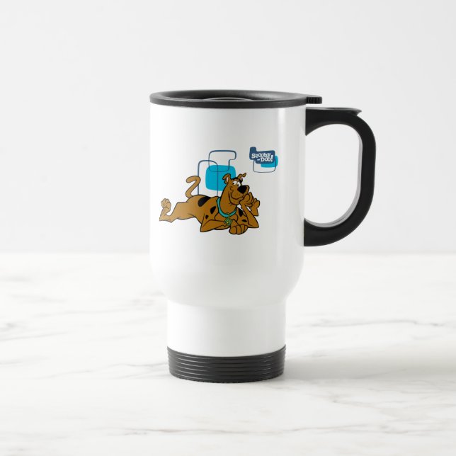 Retro-fyrkanter Scooby-Doo Ljuger ned Resemugg (Höger)
