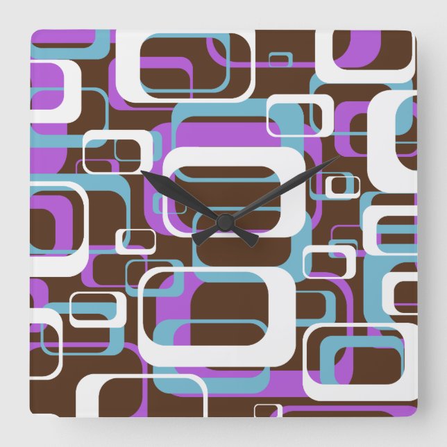 Retro Fyrkantig Klocka (Framsida)